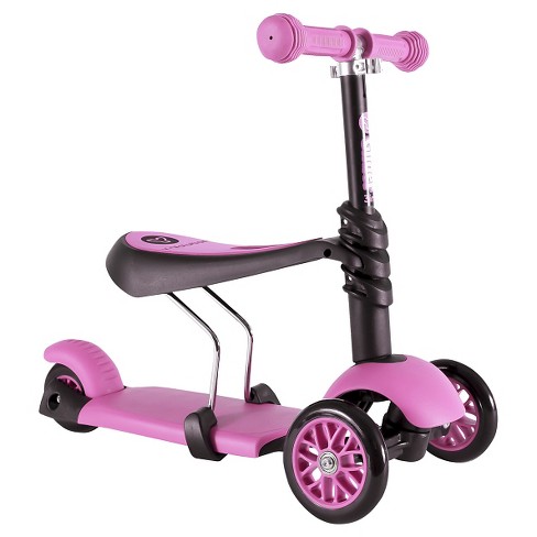Glider 3in1 scooter pink